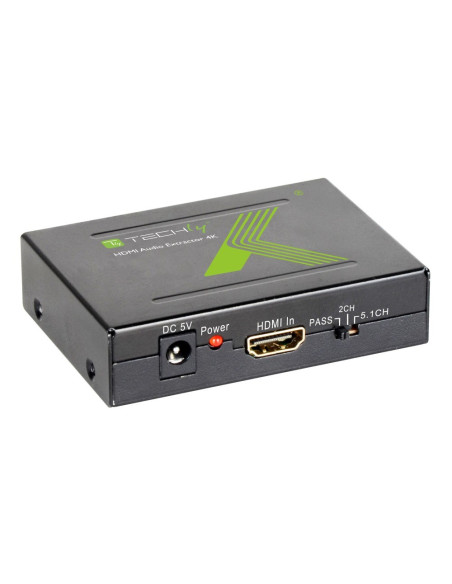 Techly Idata Hdmi-Ea Konwerter Plików Audio Czarny