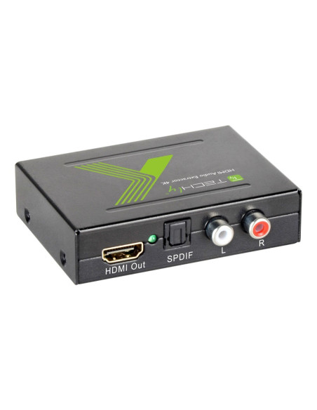 Techly Idata Hdmi-Ea Konwerter Plików Audio Czarny