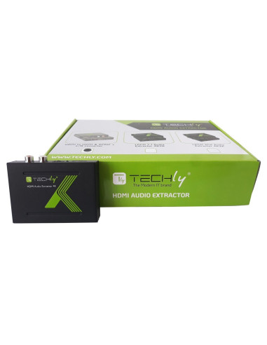 Techly Idata Hdmi-Ea Konwerter Plików Audio Czarny