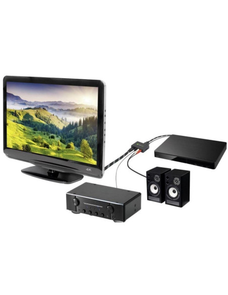 Techly Idata Hdmi-Ea Konwerter Plików Audio Czarny