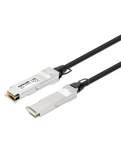 Intellinet 508513 Kabel Infiniband / Światłowodowy 2 M Qsfp+ Czarny, Srebrny 2