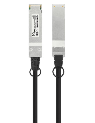 Intellinet 508513 Kabel Infiniband / Światłowodowy 2 M Qsfp+ Czarny, Srebrny
