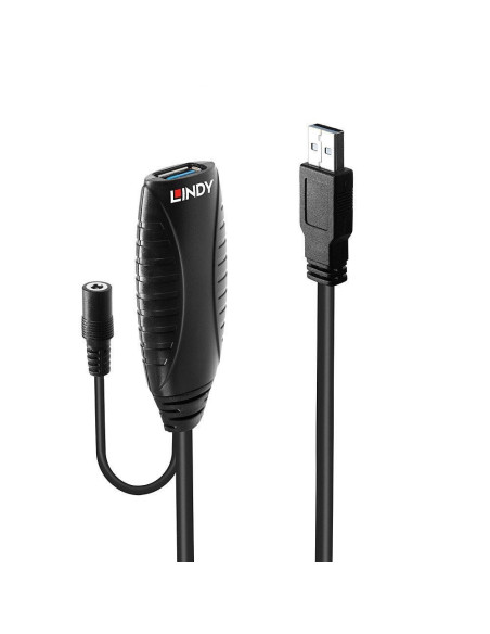 Lindy 43156 Kabel Usb Usb 3.2 Gen 1 (3.1 Gen 1) 10 M Usb A Czarny