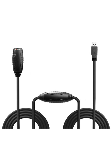 Lindy 43156 Kabel Usb Usb 3.2 Gen 1 (3.1 Gen 1) 10 M Usb A Czarny