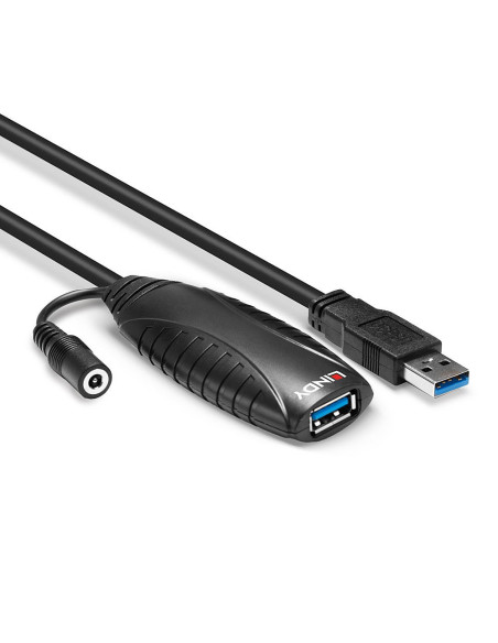 Lindy 43156 Kabel Usb Usb 3.2 Gen 1 (3.1 Gen 1) 10 M Usb A Czarny