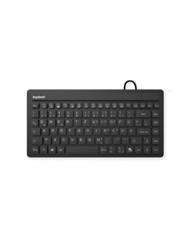 Keysonic Ksk-3230In (De) Klawiatura Uniwersalne Usb Qwertz Niemiecki Czarny