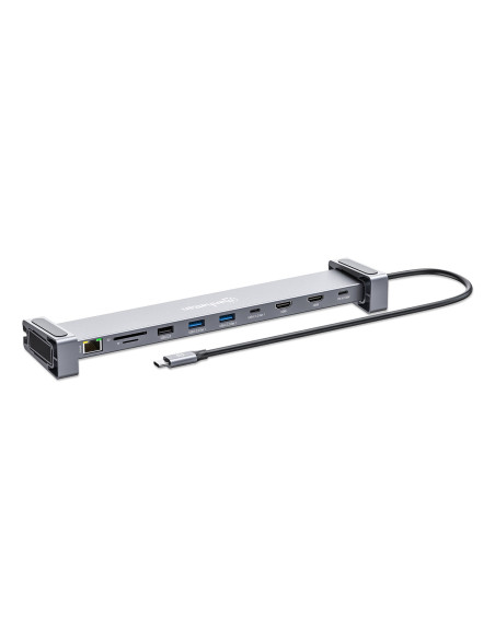 Manhattan 190398 Stacja Dokująca Przewodowa Usb 3.2 Gen 1 (3.1 Gen 1) Type-C Szary