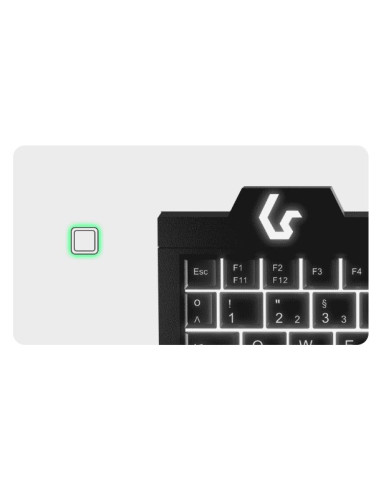 Keysonic Ksk-3210Elu (De) Klawiatura Dom Usb Qwertz Niemiecki Czarny