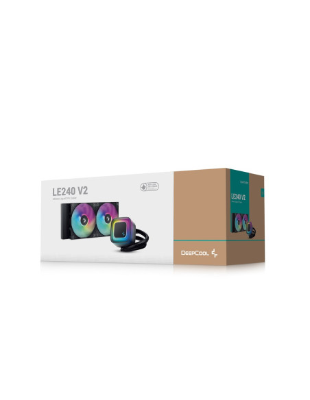 Deepcool Le240 V2 Procesor Chłodnica Cieczy All-In-One 12 Cm Czarny