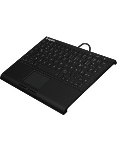 Keysonic Ksk-3211Elu (De) Klawiatura Dom Usb Qwertz Niemiecki Czarny