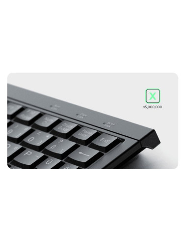 Keysonic Ksk-3211Elu (De) Klawiatura Dom Usb Qwertz Niemiecki Czarny
