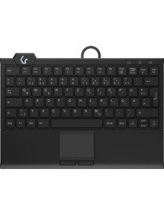 Keysonic Ksk-5210Elu (De) Klawiatura Dom Usb Qwertz Niemiecki Czarny