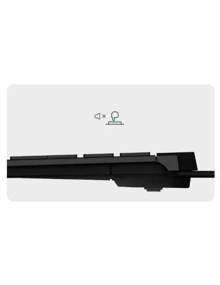 Keysonic Ksk-5210Elu (De) Klawiatura Dom Usb Qwertz Niemiecki Czarny