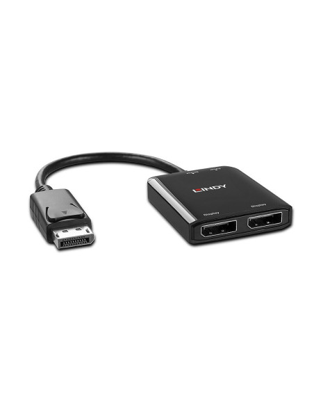 Lindy 38430 Huby I Koncentratory Displayport 21600 Mbit/S Czarny