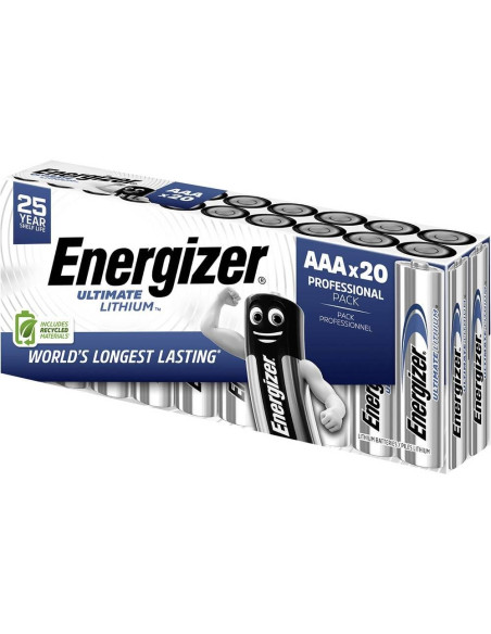 Energizer Ultimate Lithium L92 Micro Aaa Batterie 20Er Box