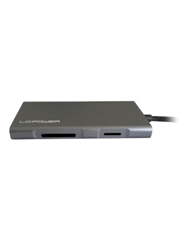 Lc-Power Lc-Hub-C-Multi-5 Stacja Dokująca Przewodowa Usb 3.2 Gen 1 (3.1 Gen 1) Type-C Antracyt, Czarny