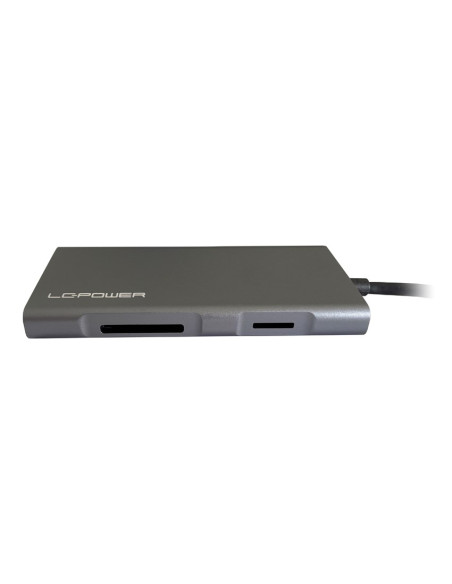 Lc-Power Lc-Hub-C-Multi-5 Stacja Dokująca Przewodowa Usb 3.2 Gen 1 (3.1 Gen 1) Type-C Antracyt, Czarny