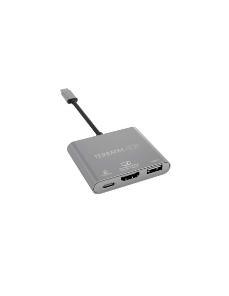 Terratec Connect C3 Usb 3.2 Gen 1 (3.1 Gen 1) Type-C Srebrny