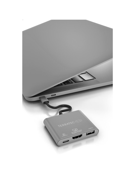 Terratec Connect C3 Usb 3.2 Gen 1 (3.1 Gen 1) Type-C Srebrny