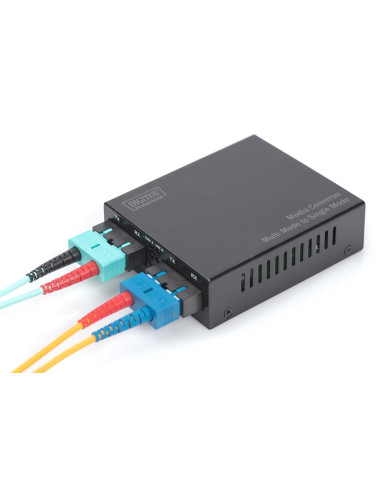 Digitus Konwerter Medialny Sc/Sc Fast Ethernet Wielomodowy/ Jednomodowy