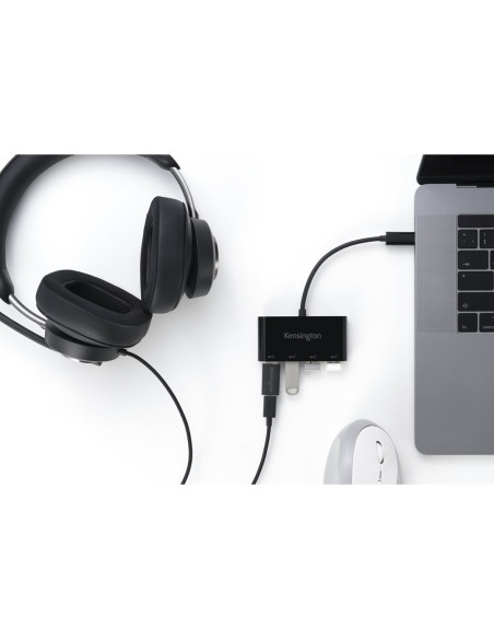 Kensington Koncentrator 4-Portowy Ch1200, Usb-C, 10 Gb/S