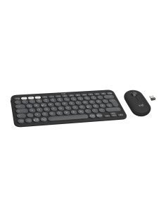 Logitech 920-012203 Klawiatura Dołączona Myszka Uniwersalne Rf Wireless + Bluetooth Qwertz Niemiecki Grafitowy 2