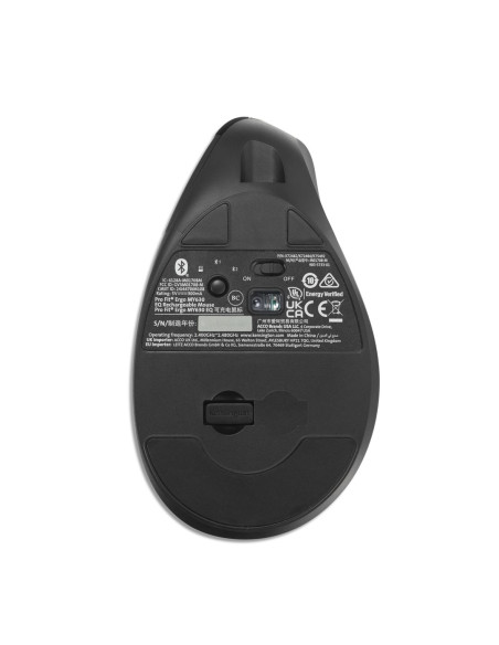 Kensington Pro Fit Ergo My630 Eq Myszka Biuro Po Prawej Stronie Rf Wireless + Bluetooth + Usb Type-A 2400 Dpi