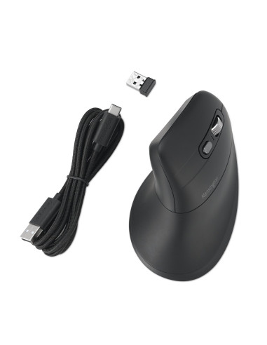 Kensington Pro Fit Ergo My630 Eq Myszka Biuro Po Prawej Stronie Rf Wireless + Bluetooth + Usb Type-A 2400 Dpi