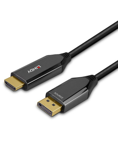 Lindy 40930 Adapter Kablowy 1 M Displayport Hdmi