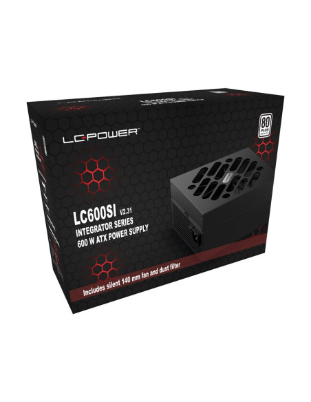 Lc-Power Lc600Si V2.31 Moduł Zasilaczy 600 W 20+4 Pin Atx Atx Czarny