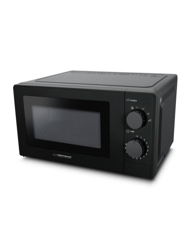 Esperanza Estofado Blat Mikrofalówka Solo 20 L 700 W Czarny