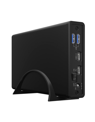 Icy Box Ib-382H-C31 Obudowa Hdd/Ssd Czarny 2.5/3.5"