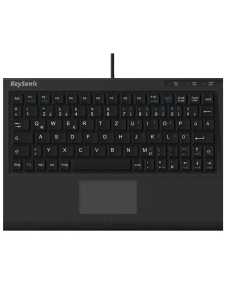 Keysonic Ack-3410 (De) Klawiatura Biuro Usb Qwertz Niemiecki Czarny