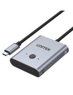 Unitek Dwukierunkowy Przełącznik Sygnału Usb-C, 2 In 1 Out 4K 2