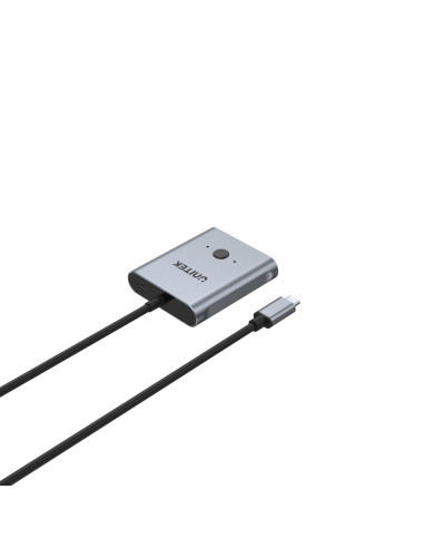 Unitek Dwukierunkowy Przełącznik Sygnału Usb-C, 2 In 1 Out 4K