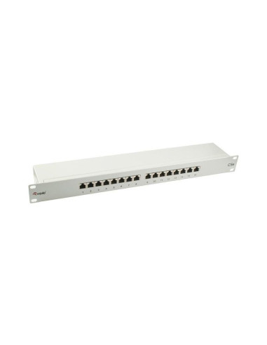 Equip 19" Patchpanel 16Xrj45 Cat5E Ftp 1U    1000Mhz Ral7035