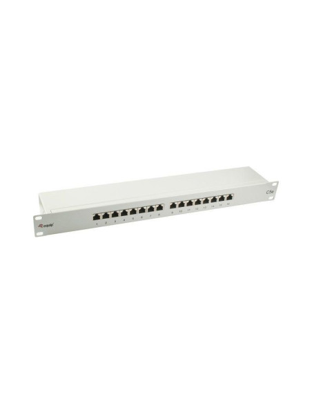 Equip 19" Patchpanel 16Xrj45 Cat5E Ftp 1U    1000Mhz Ral7035