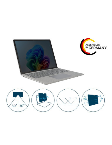 Kensington Filtr Prywatyzujący Do Surface Laptop Go 1/2/3, Zaciemniający Z 2 Boków, Zakładany