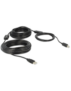 Delock 20M, Usb2.0-A - Usb2.0-B Kabel Usb Usb A Usb B Czarny