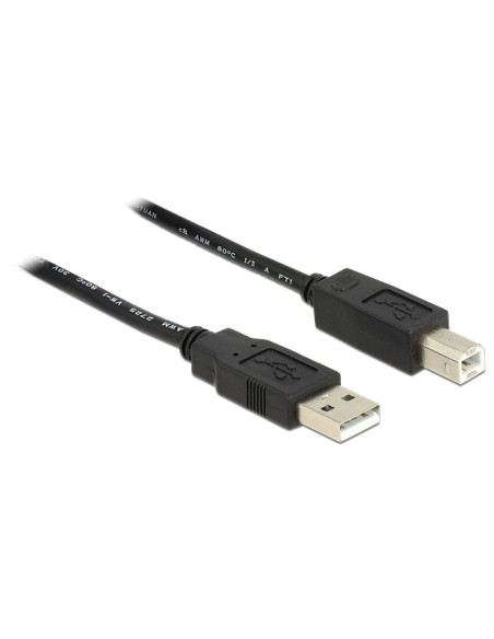 Delock 20M, Usb2.0-A - Usb2.0-B Kabel Usb Usb A Usb B Czarny