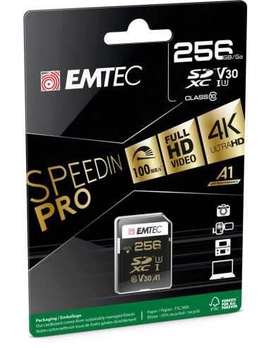 Emtec Ecmsd256Gxc10Sp Pamięć Flash 256 Gb Sdxc Uhs-I Klasa 10