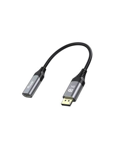 Equip 133446 Adapter Kablowy 0,15 M Displayport Hdmi Czarny, Szary
