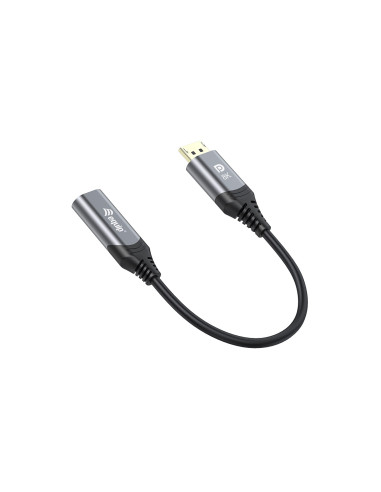 Equip 133446 Adapter Kablowy 0,15 M Displayport Hdmi Czarny, Szary
