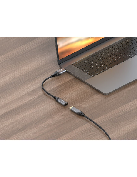 Equip 133446 Adapter Kablowy 0,15 M Displayport Hdmi Czarny, Szary