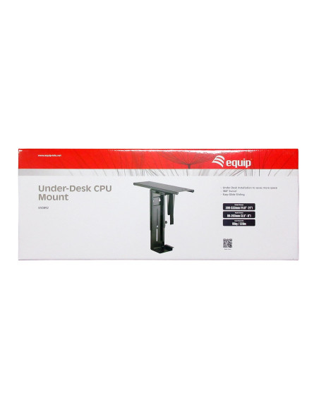 Equip 650892 Uchwyt Do Komputera Uchwyt Procesora Pod Biurkiem Czarny