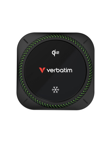 Verbatim Charge 'N' Drive Qi2 Rgb Smartfon Czarny Usb Bezprzewodowe Ładowanie Szybkie Ładowanie Automatyczna