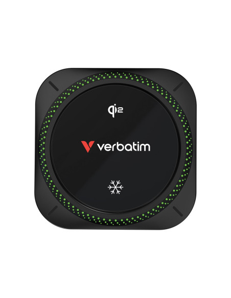 Verbatim Charge 'N' Drive Qi2 Rgb Smartfon Czarny Usb Bezprzewodowe Ładowanie Szybkie Ładowanie Automatyczna