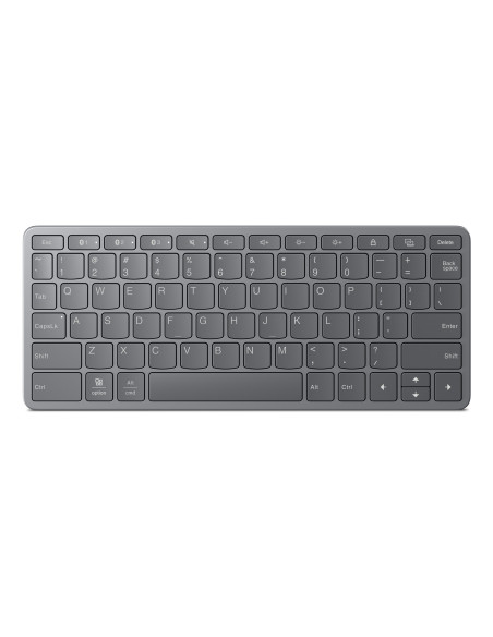 Lenovo Multi-Device Wireless Keyboard Niemiecki Usb Type-C Szary