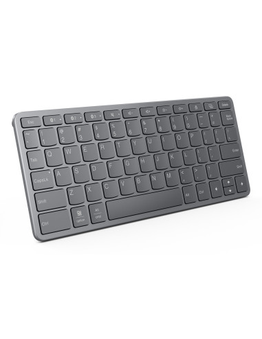 Lenovo Multi-Device Wireless Keyboard Niemiecki Usb Type-C Szary