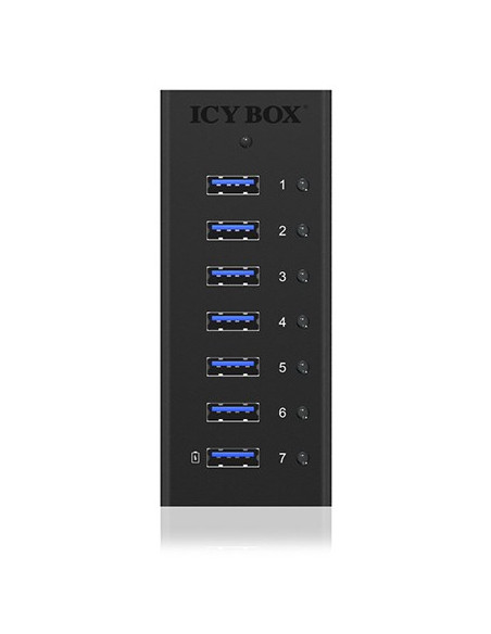 Icy Box Ib-Ac618 Usb 3.2 Gen 1 (3.1 Gen 1) Type-B 5000 Mbit/S Czarny